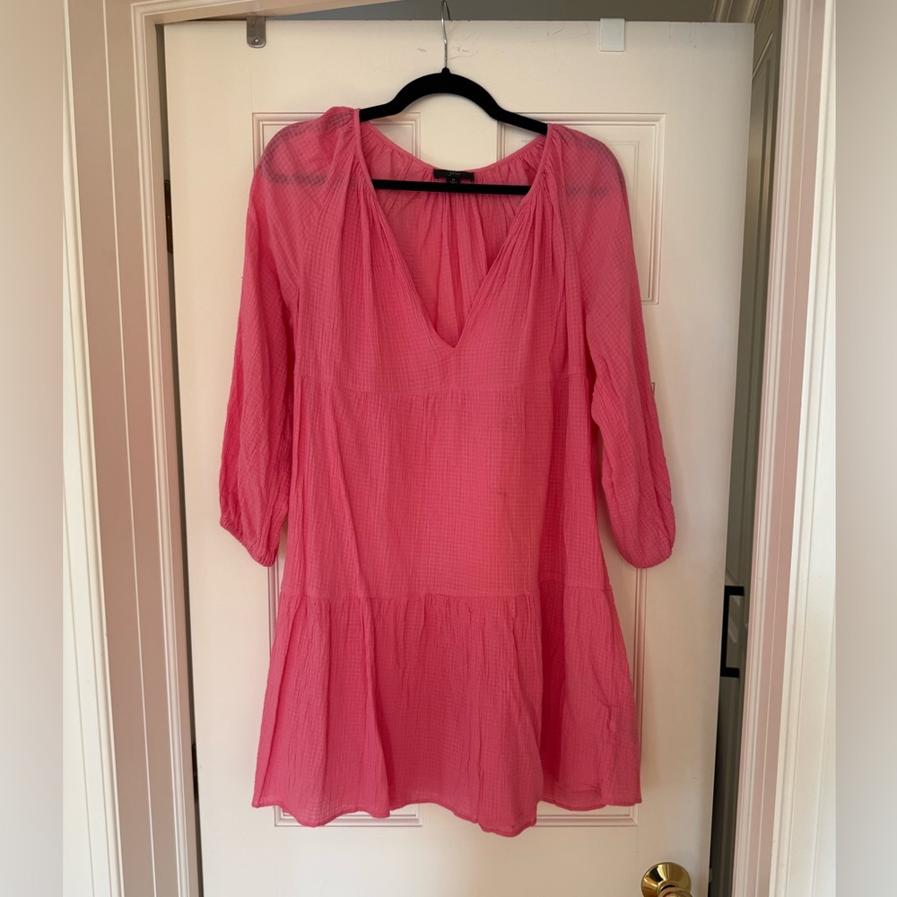 JCrew Pink Beach Dress